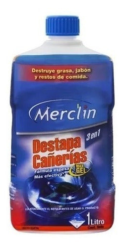 Destapa Cañerias Concentrado Pack X12 Merclin + Envío 0