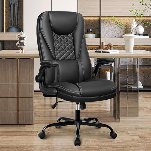 Guessky Office Chair, Large and High Executive Ergonomic Leather Chair 1