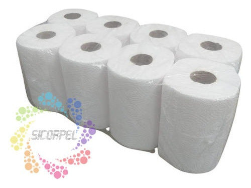 New Pel Rollo De Cocina 180 Paños Blanco Maxi X16 Unidades 1