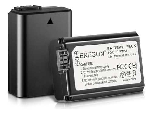 Enegon 2 Rechargeable Lithium-Ion Batteries 0