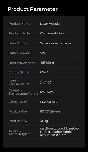 Módulo Grabador Láser 5w Para Creality Ender 3 S1 7