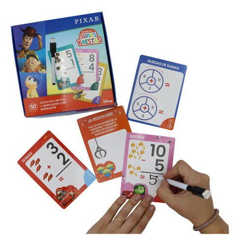 Pack De Cartas Didácticas De Disney Escribir Y Matemáticas 7