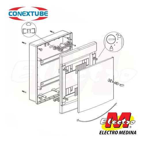 Conextube Tablero Caja Exterior Pvc 24 Luxury Conextube Electro Medina 1