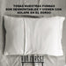 Set of 4 Solid Color Cushions 50x50 Decorative Pillow Case + Filling 9