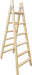 N&G Sanitarios Reinforced Wooden Ladder 6 Flat Steps Painter Type 1.7m 1