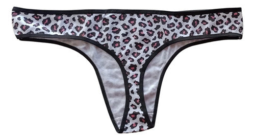 Cotton Plus Size Thong 62/64 Special Print 125