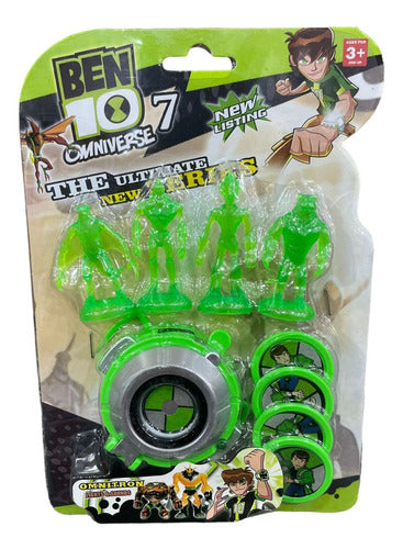 Ben 10 Omnitrix Tazos Launcher Watch with Light and Sound 0