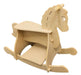 Amorfo Wooden Montessori Rocking Horse 0