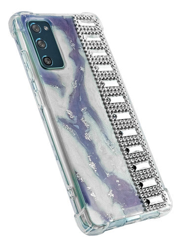 Customized Marble Epoxy Strass Shiny Cases for Samsung 10