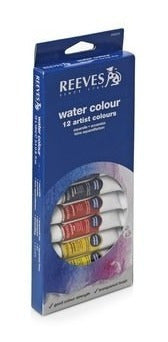 Reeves Watercolors in 10 ml Tubes - Set of 12 1