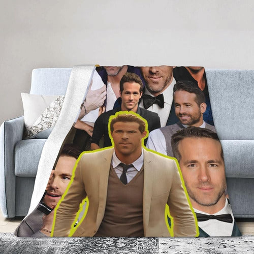 Ljyhlaa Manta De Franela Súper Suave Ryan Reynolds Manta De 1