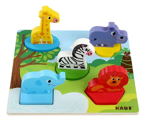 Generic Wooden Puzzle Set, 5 Pieces 4