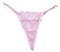 Tulle and Lace Thong Microless Women's Lingerie 05 11