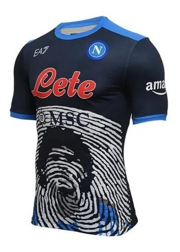 Limited Edition Napoli Maradona EA7 2022 Jersey 3