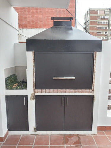 Thimai Asadores Grilling Door - Pantographic Model 0