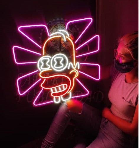 LED Neon Sign Mr. Chispa Homero Deco - Bright 2