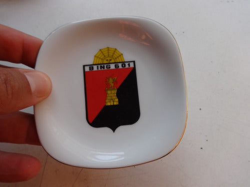 Verbano Military Plate Bing 601 Engineer Battalion Antique 1