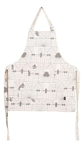 Disney Official Mickey Geometric Kitchen Apron 0