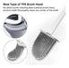 Zow Toilet Brush Silicone Cleaning Brush 3