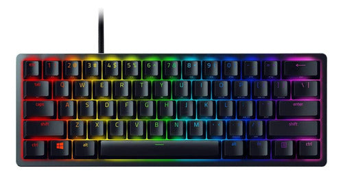 Razer Huntsman Mini 60% Gaming Keyboard with PBT Keys and RGB Backlighting - Black 0