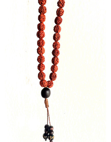 Japa Mala Rudrashka, Flor De Loto Y Arbol Bodhi 0