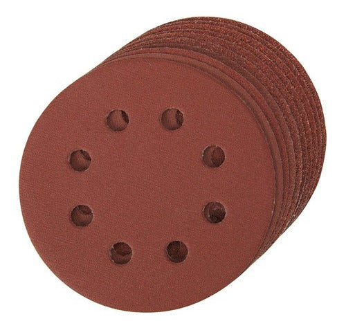 Grinder 180mm Velcro Abrasive Discs - 10 Pack 2