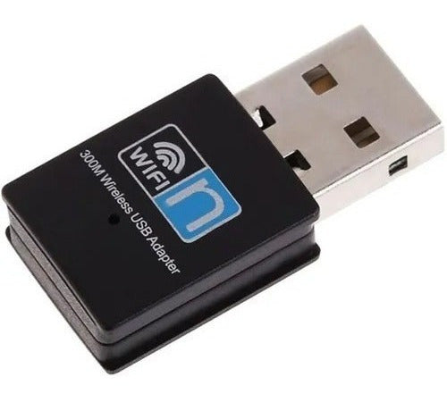 Adaptador Usb Wifi Inalambrico Nano 300 Mb N G B Wireless 0