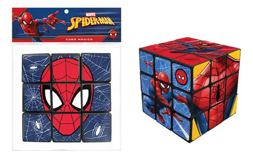 Cubo Magico Spiderman Avengers 3x3 Anti Estres Fidget Toy 1