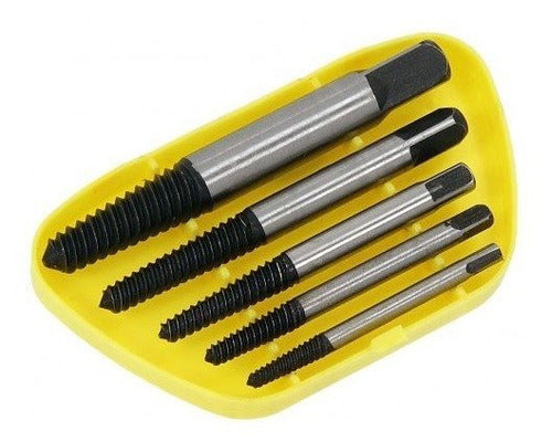 Extractor Screw Set 5 Piece Steel 3 to 18 mm Male Threads 0