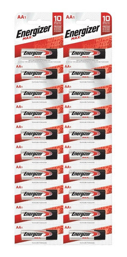 Energizer 120 X AA Alkaline Batteries - Max Performance 0