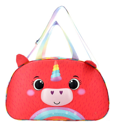 Importado Cko Bolso De Viaje Grande Animales Infantil Original Cute 0