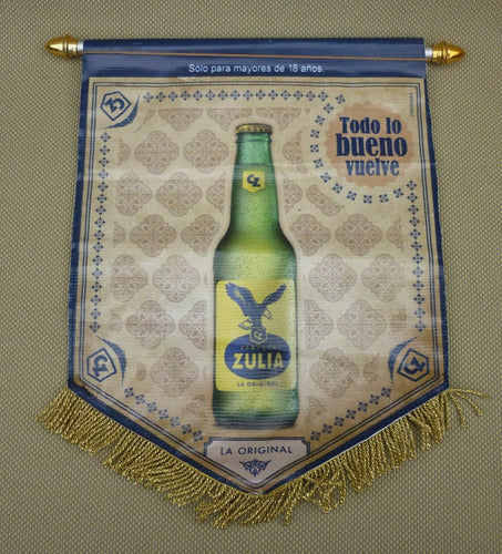 Banderín Propaganda Cerveza Zulia 0