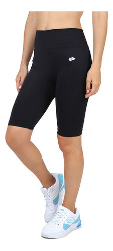 Lotto Seamless Calm Women's Training Leggings in Black | Dex 1