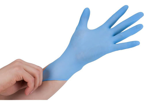 Emerald 100 Blue Nitrile Powder-Free Medical Examination Gloves 3.5 Mil 3