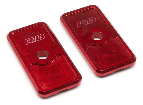 RB CNC Parts Chain Tensioner Cover Set Honda XR 150 - 190 Red 0