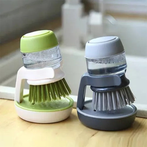 Rechargeable Premium Kitchen Detergent Brush with Base 4