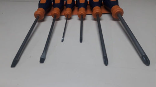 Tramontina Professional Screwdriver Set Philip and Flat 6 Pc 1