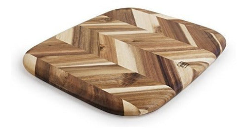 Architec Mha14 Acacia Herringbone Tabla De Cortar 125 X 145 1