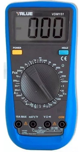 Value VDM151 GHG Multimeter Capacimeter Thermometer Tester 0