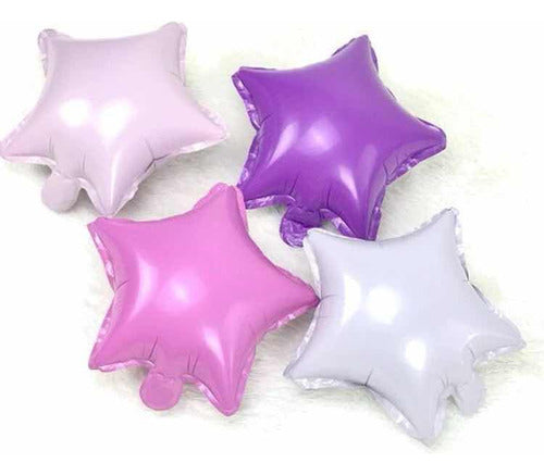 Deco Estrella Set Globos Unicornio Decorativo Kit Happy Birthday Pastel 1