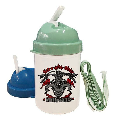 Tienda Cubik Retro Chopper Motor Water Bottle 0