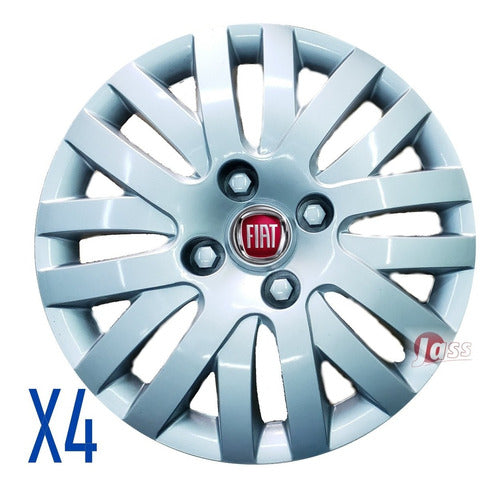 Set of 4 13-Inch Wheel Covers for Gol Corsa Clio Ka Palio Fiesta Auto 12