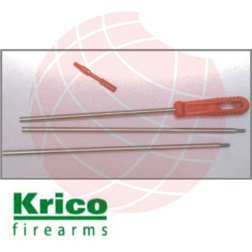 Krico Cleaning Rod for .22 or 5.5mm Rifles - 3 Piece Set 1