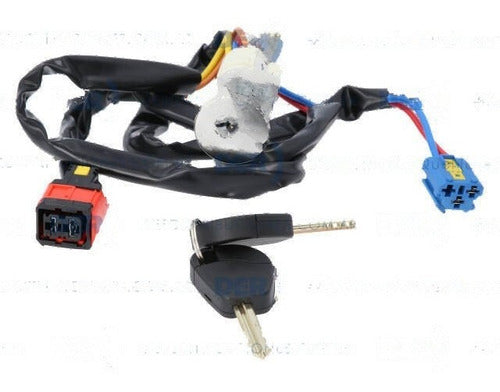 Key Starter Ignition Switch Peugeot Partner Year 08/... 0