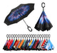 Fashion Deco Set X 2 Inverted Umbrellas Reversible Rain with Designs 5