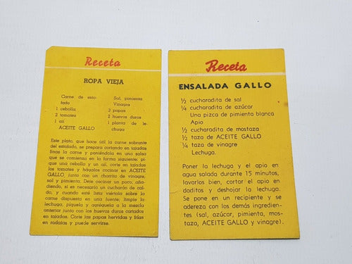 Antiguas Publicidades Royal Y Gallo Arroz 1950 Mag 58247 5