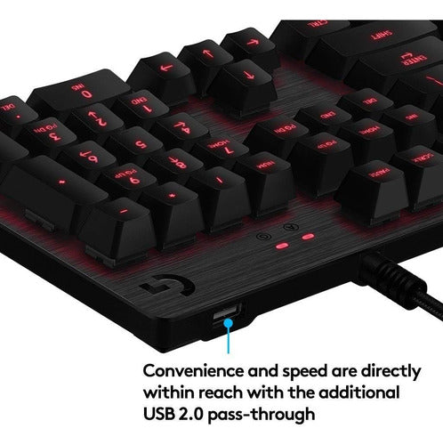 Logitech G G413 Backlit Mechanical Gaming Keyboard With USB P 5