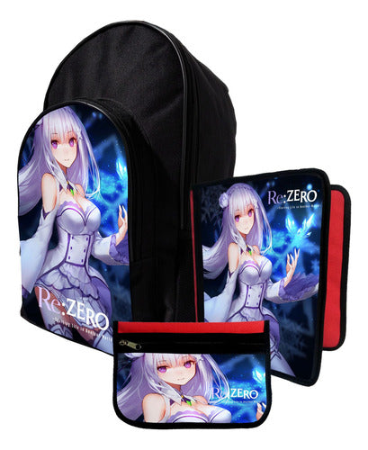 Marro Kit Mochila + Carpeta + Cartu De Re: Zero #287 0