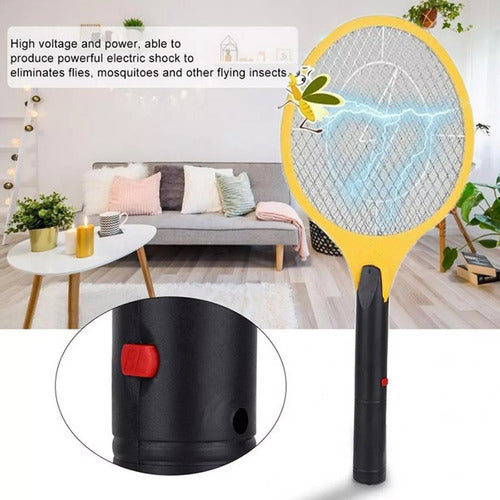 Set of 4 Electric Fly Swatter Mosquito Zapper Battery Operated 2