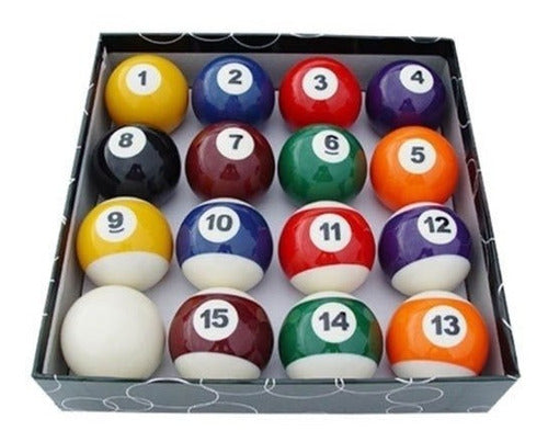 Miniature Pool Balls Set 1 1/4" FH 0